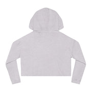 Driven Woman Cropped Hoodie — Motivational Women’s Cropped Hooded Sweatshirt