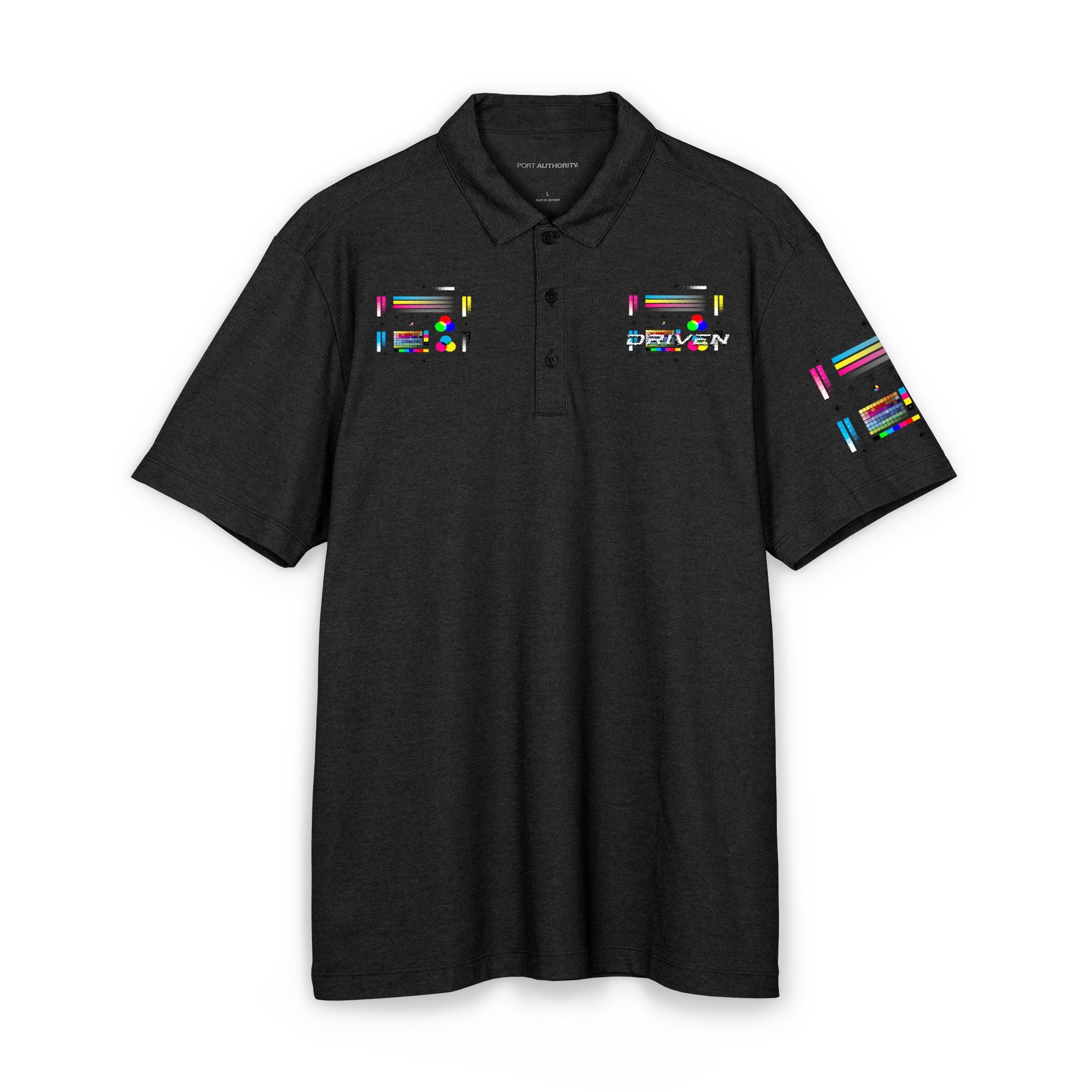 Embroidered Script Polo Shirt – Minimalist Chest Logo Men’s Polo