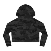 Driven Woman Cropped Hoodie — Motivational Women’s Cropped Hooded Sweatshirt