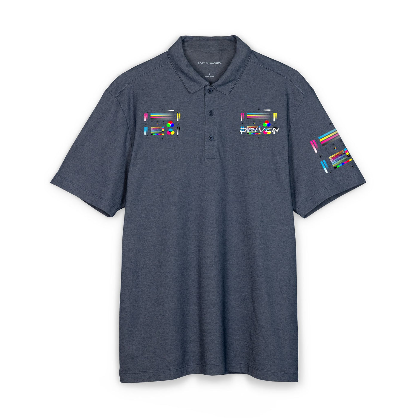 Embroidered Script Polo Shirt – Minimalist Chest Logo Men’s Polo