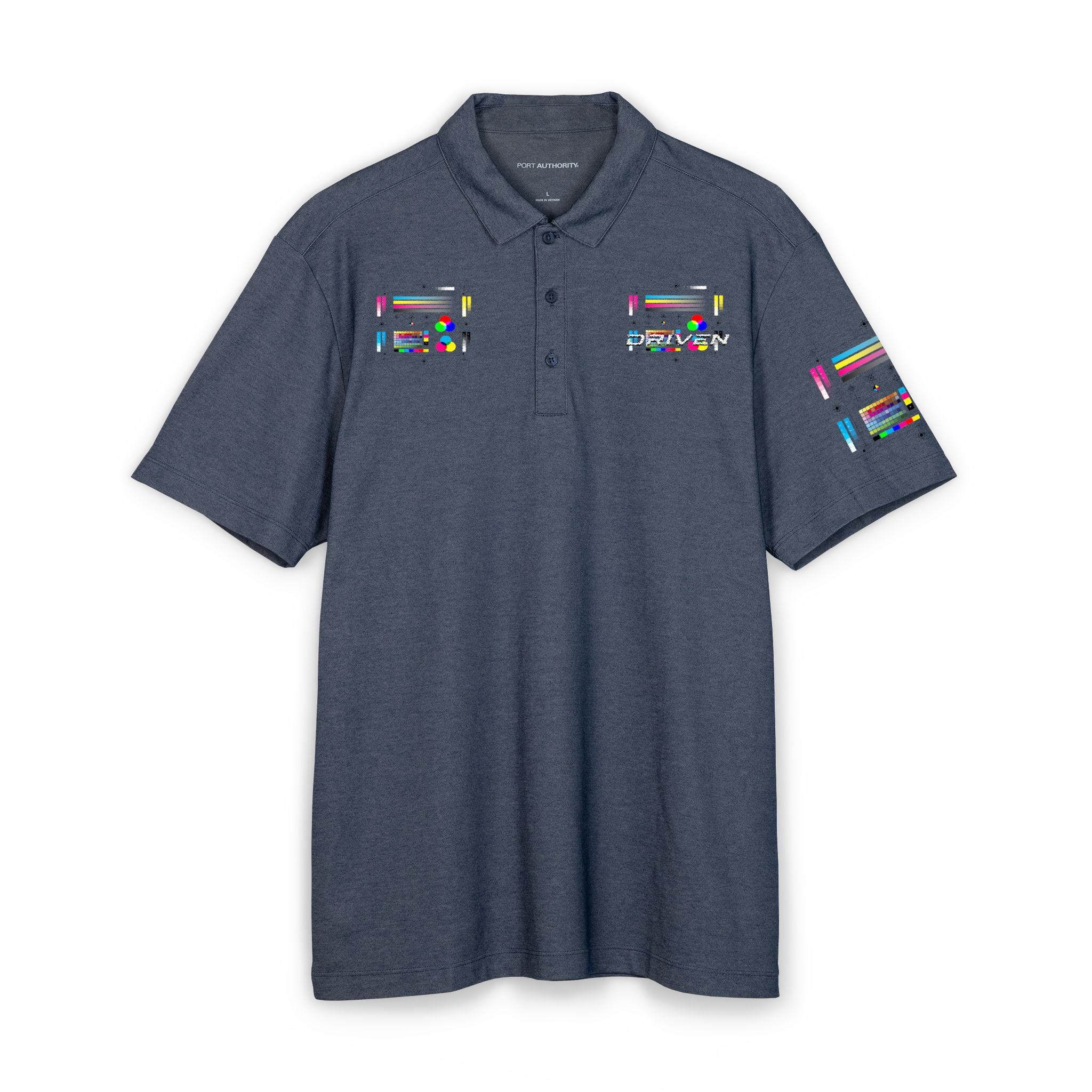 Embroidered Script Polo Shirt – Minimalist Chest Logo Men’s Polo