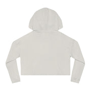 Driven Woman Cropped Hoodie — Motivational Women’s Cropped Hooded Sweatshirt