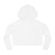 Driven Woman Cropped Hoodie — Motivational Women’s Cropped Hooded Sweatshirt