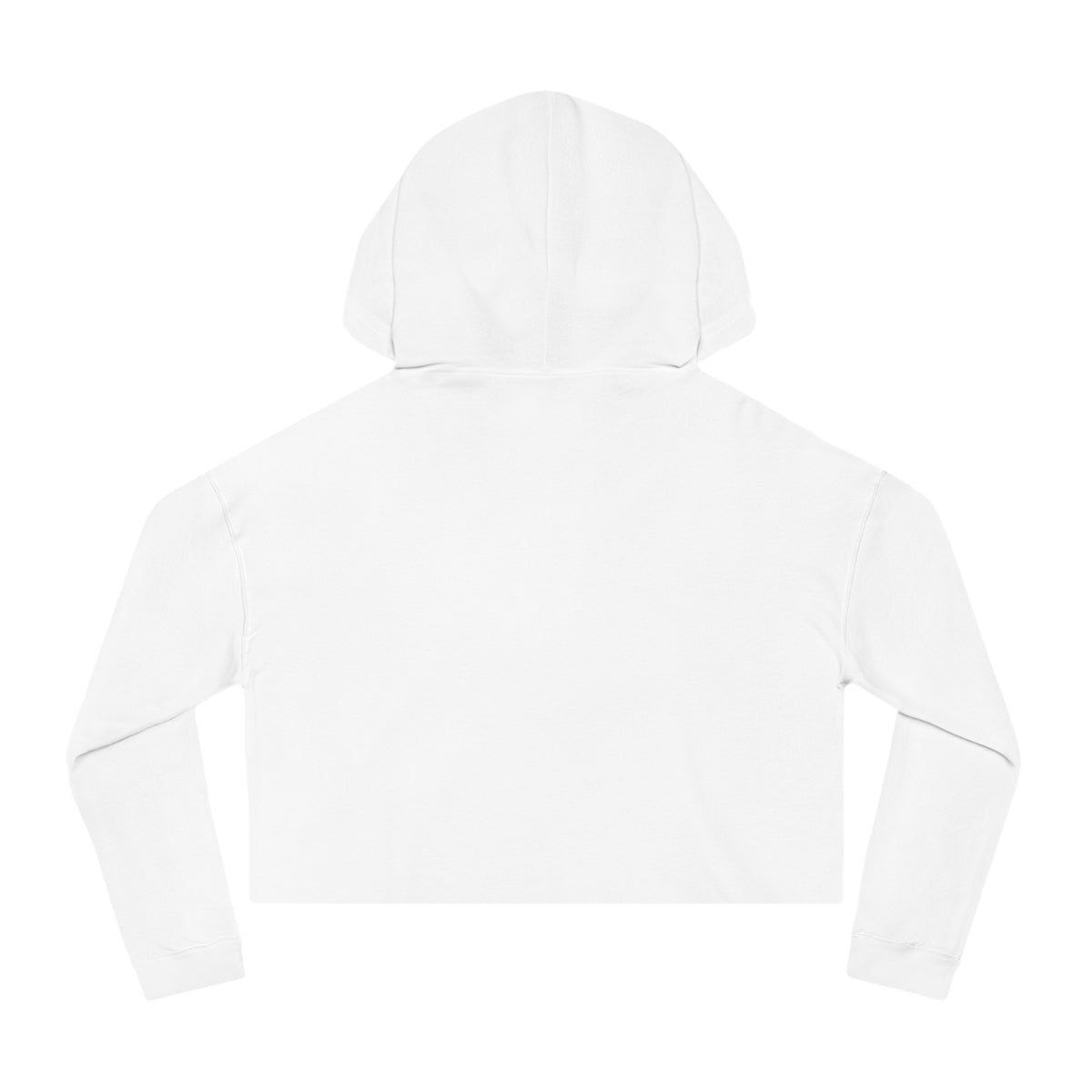 Driven Woman Cropped Hoodie — Motivational Women’s Cropped Hooded Sweatshirt