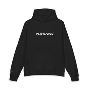 Driven Hoodie — Black Motivational Streetwear Pullover