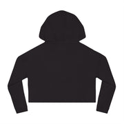 Driven Woman Cropped Hoodie — Motivational Women’s Cropped Hooded Sweatshirt